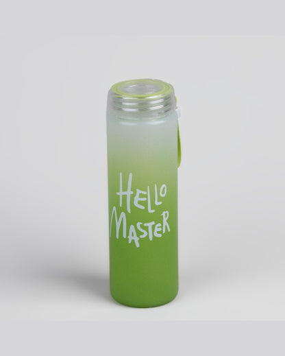 Eco-Friendly Green Glass Water Bottles | 2 x 7 inches | 450ml