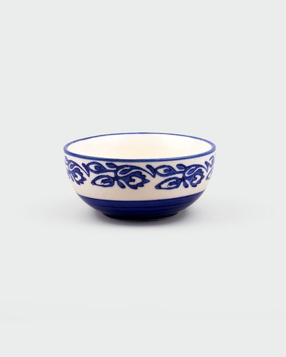 Bold Blue Ceramic Serving Bowls | 4 x 2 inches | 200ml