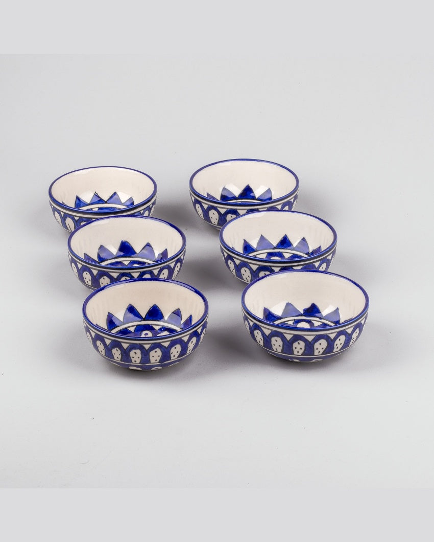 Unique Mandablue Ceramic Serving Bowls | 4 x 2 inches | 200ml