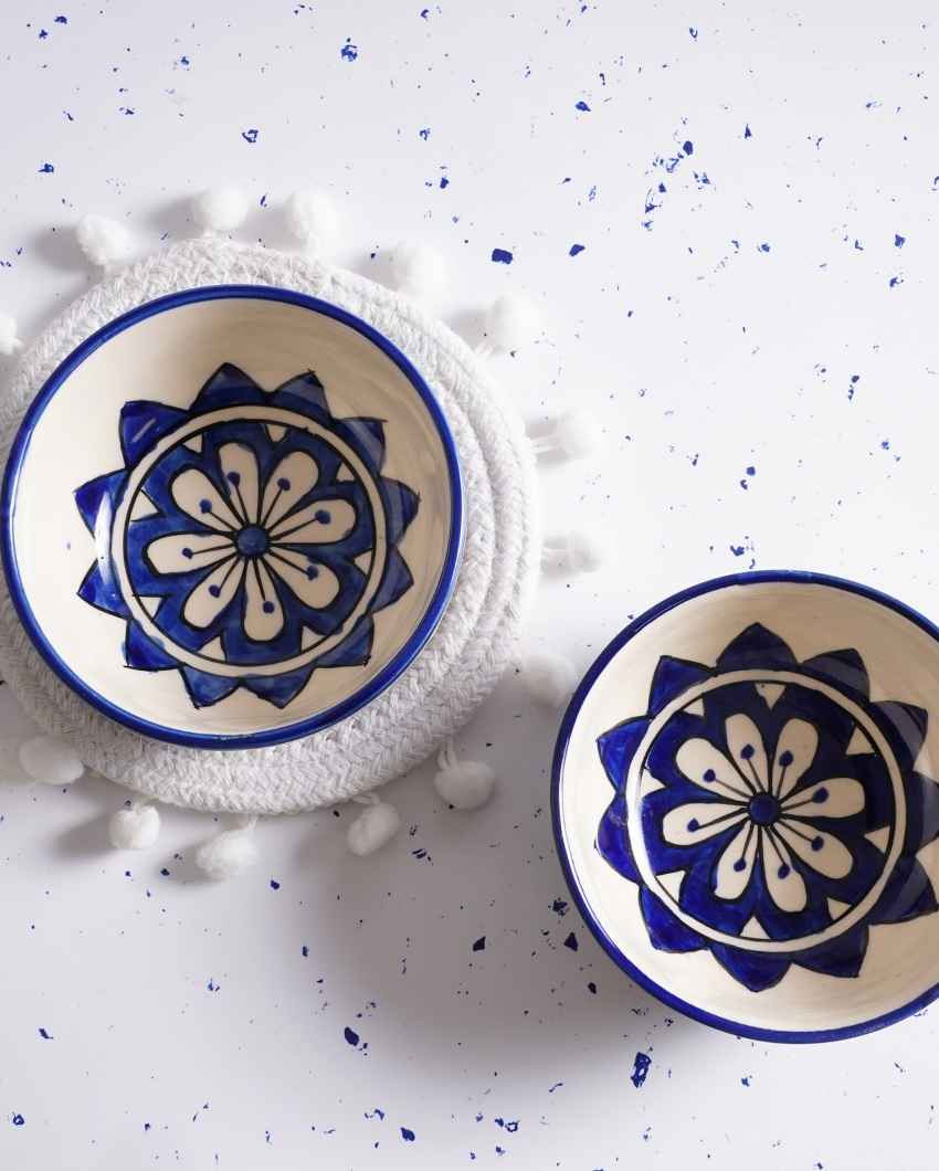 Unique Mandablue Ceramic Serving Bowls | 4 x 2 inches | 200ml