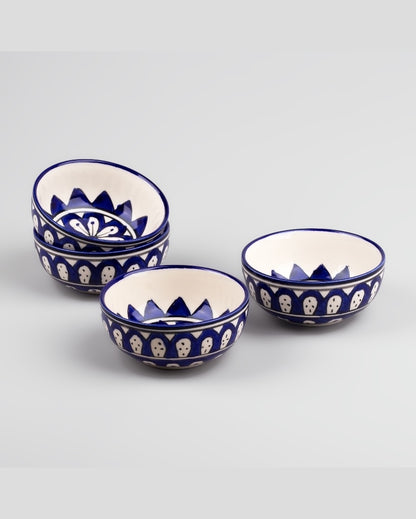 Unique Mandablue Ceramic Serving Bowls | 4 x 2 inches | 200ml