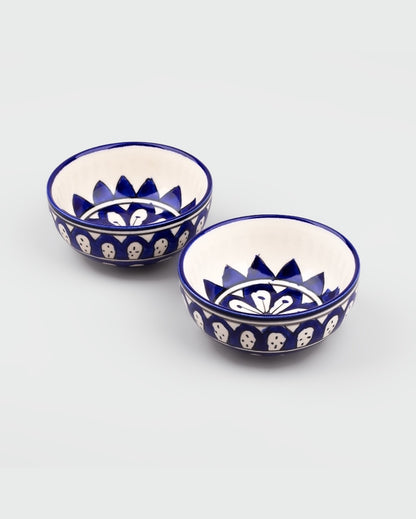 Unique Mandablue Ceramic Serving Bowls | 4 x 2 inches | 200ml