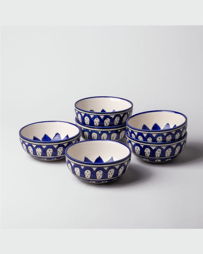 Unique Mandablue Ceramic Serving Bowls | 4 x 2 inches | 200ml