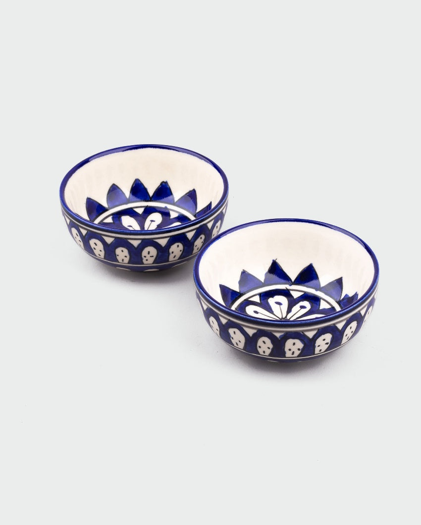 Unique Mandablue Ceramic Serving Bowls | 4 x 2 inches | 200ml