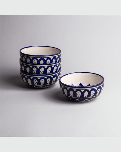 Unique Mandablue Ceramic Serving Bowls | 4 x 2 inches | 200ml