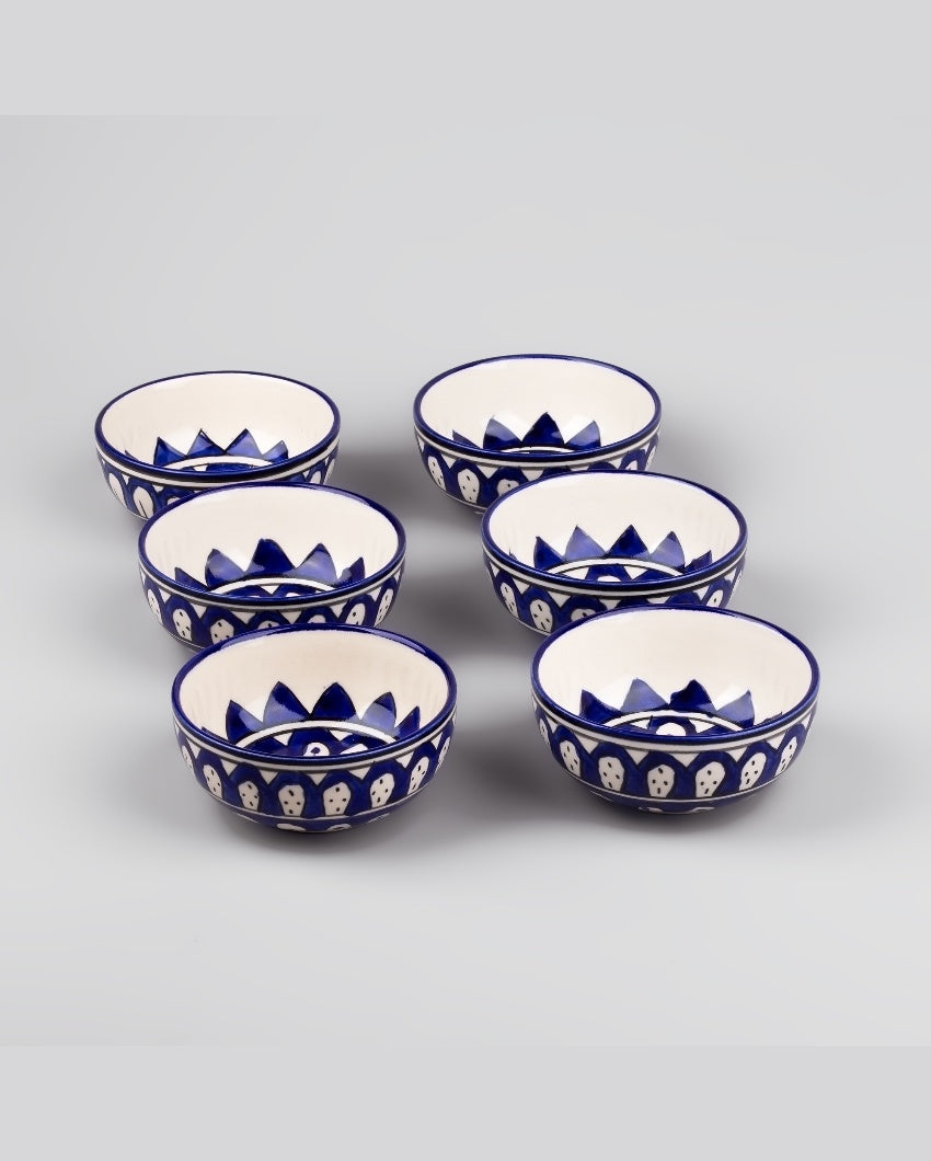 Unique Mandablue Ceramic Serving Bowls | 4 x 2 inches | 200ml