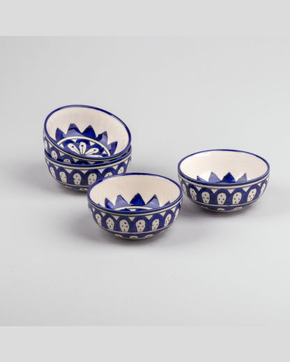 Unique Mandablue Ceramic Serving Bowls | 4 x 2 inches | 200ml