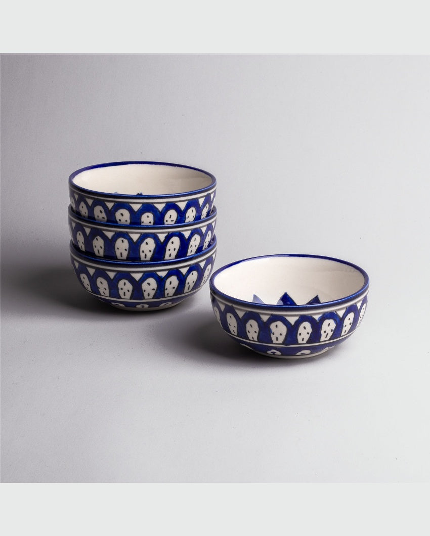 Unique Mandablue Ceramic Serving Bowls | 4 x 2 inches | 200ml