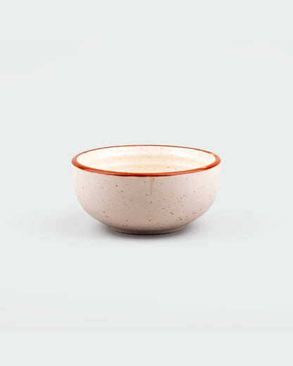 Rustic Brown & Beige Ceramic Serving Bowls | 5 x 2 inches | 200ml