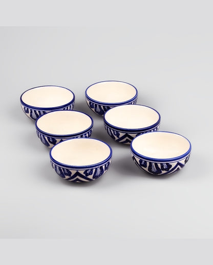 Artistic Mandala Ceramic Serving Bowls | 4 x 2 inches | 200ml