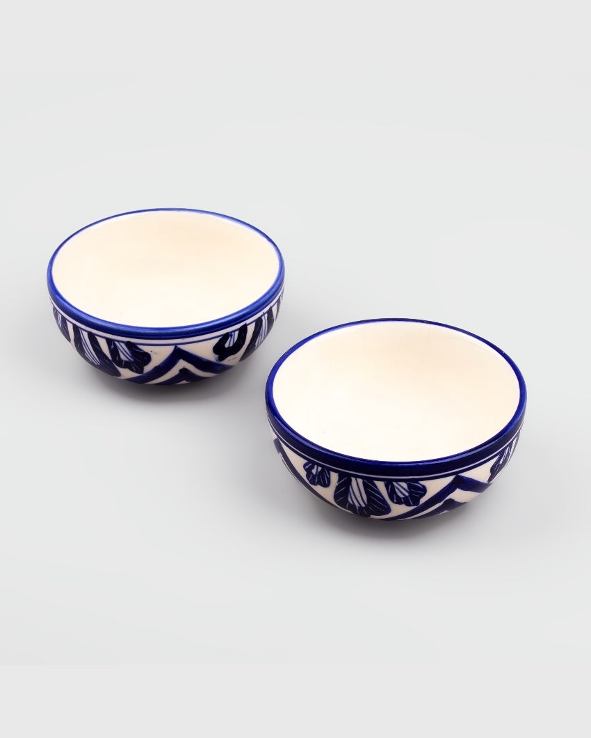 Artistic Mandala Ceramic Serving Bowls | 4 x 2 inches | 200ml