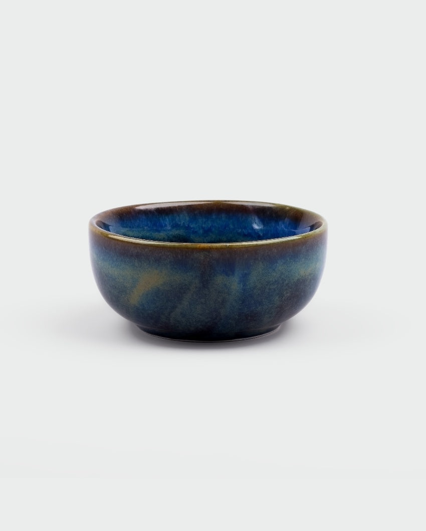 Deep Dark Blue Porcelain Serving Bowls | 4 x 2 inches | 200ml