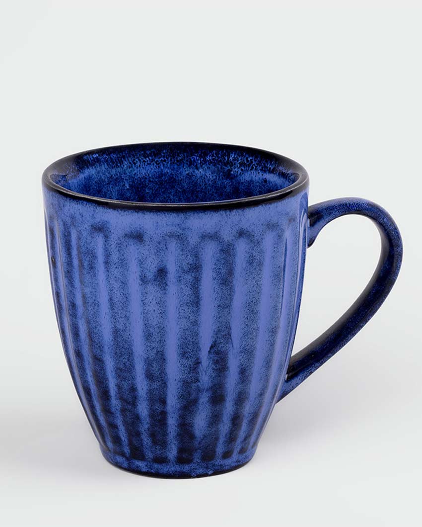 Elegant Classic Blue Shade Ceramic Coffee Mug | 3 x 4 inches | 350ml