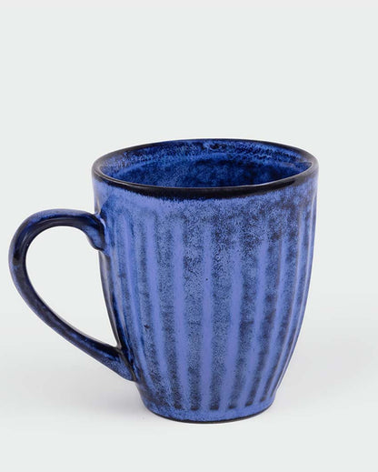 Elegant Classic Blue Shade Ceramic Coffee Mug | 3 x 4 inches | 350ml