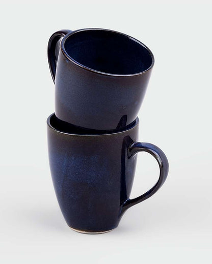 Refreshing Ocean Blue Ceramic Coffee Mug | 3 x 4 inches | 300ml