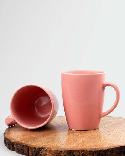 Cozy Charming Pink Ceramic Coffee Mug | 3 x 4 inches | 300ml