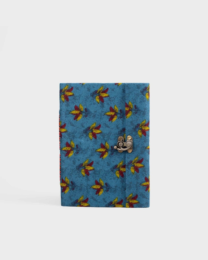 Handcrafted Brown & Blue Paper Gift Handmade Diary