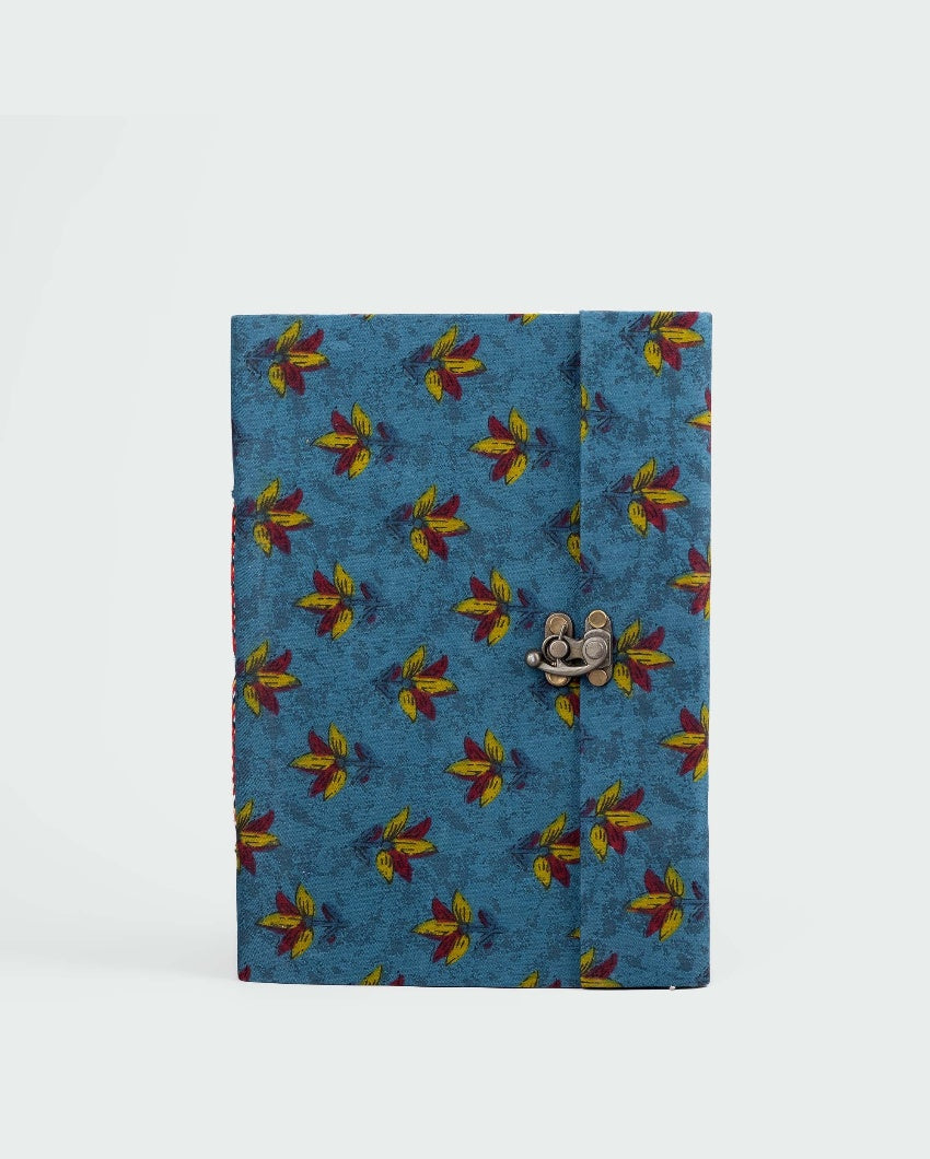 Handcrafted Brown & Blue Paper Gift Handmade Diary