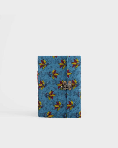 Handcrafted Brown & Blue Paper Gift Handmade Diary