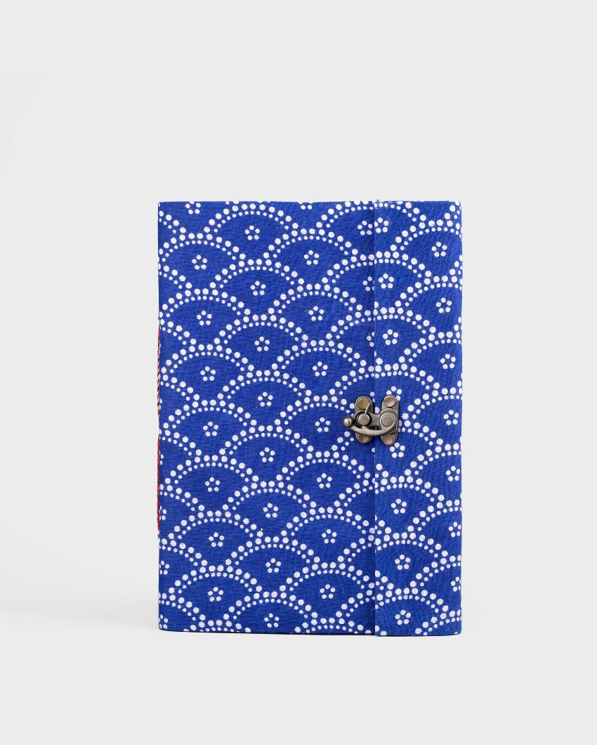 Artistic Blue & White Paper Gift Handmade Diary