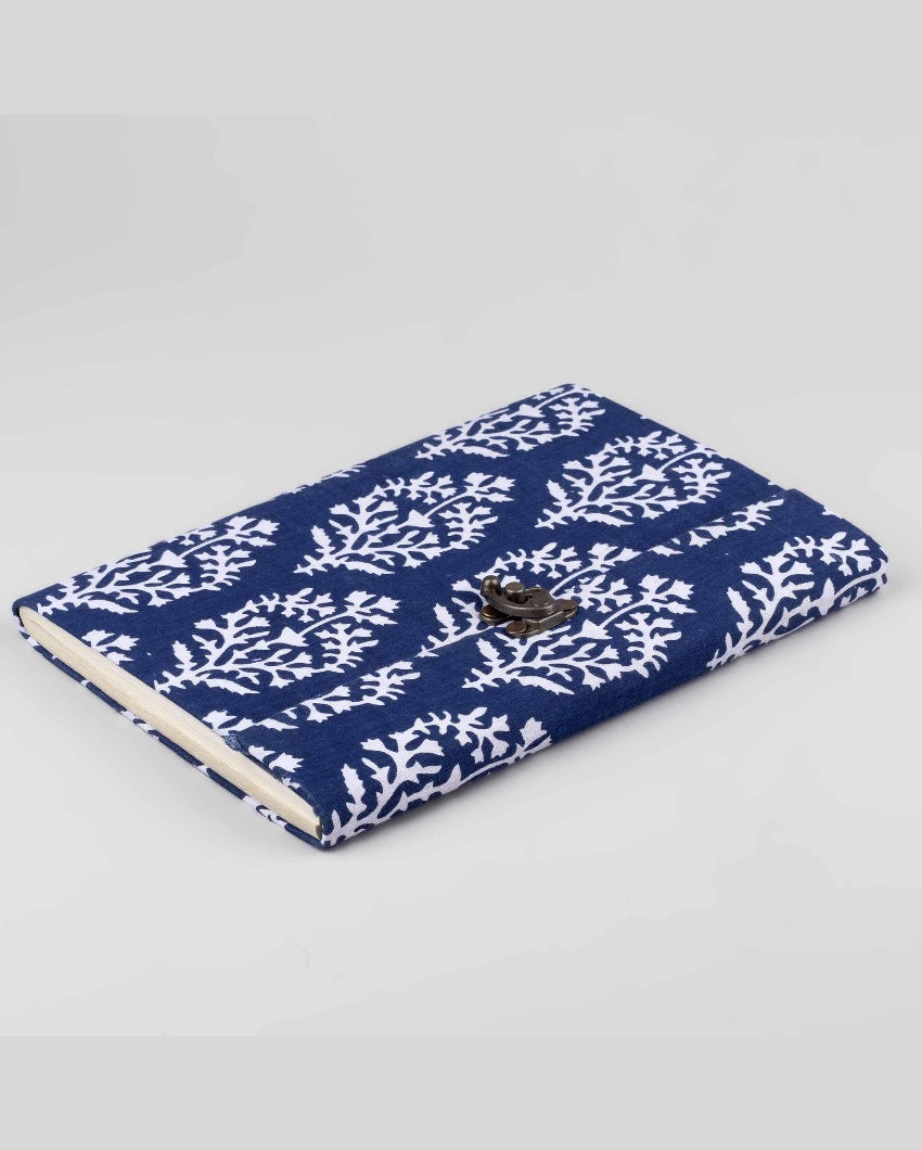 Elegant Blue & White Paper Gift Handmade Diary