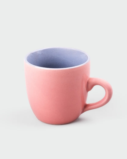 Delicate Peach Ceramic Tea Cups | 3 x 3 inches | 150ml