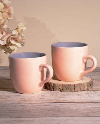 Classic Beige Ceramic Tea Cups | 3 x 3 inches | 150ml