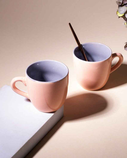 Classic Beige Ceramic Tea Cups | 3 x 3 inches | 150ml