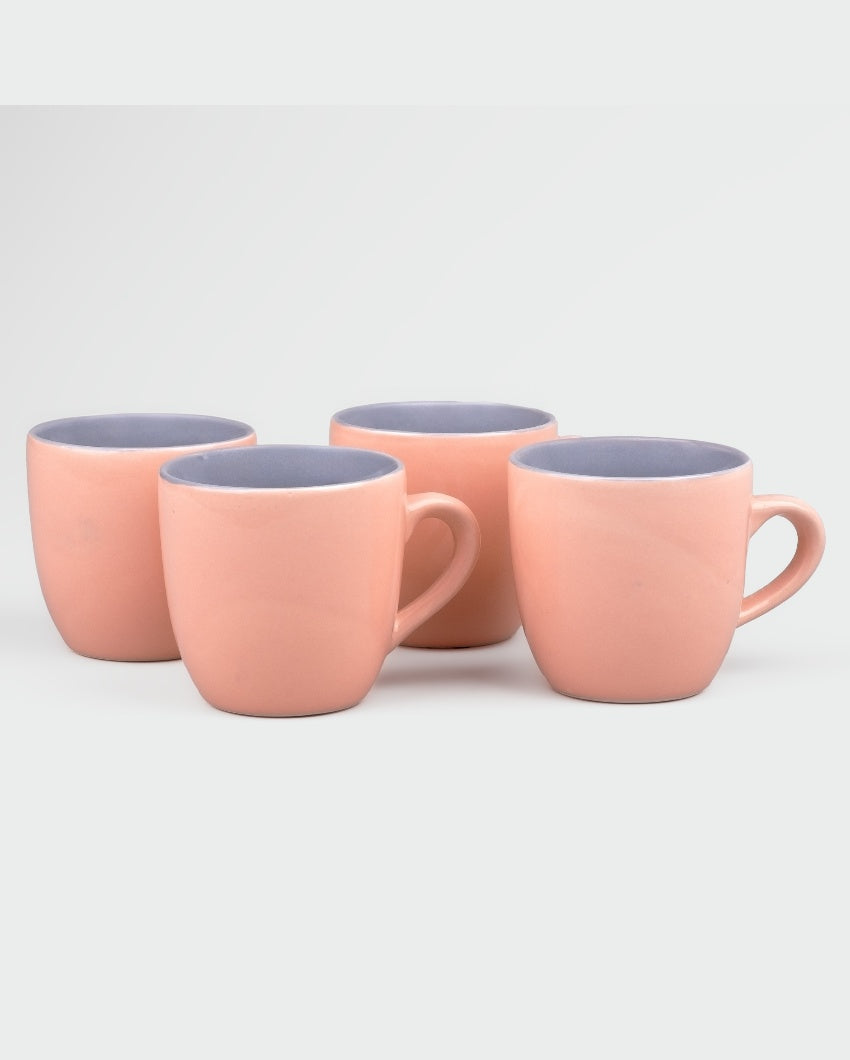 Classic Beige Ceramic Tea Cups | 3 x 3 inches | 150ml