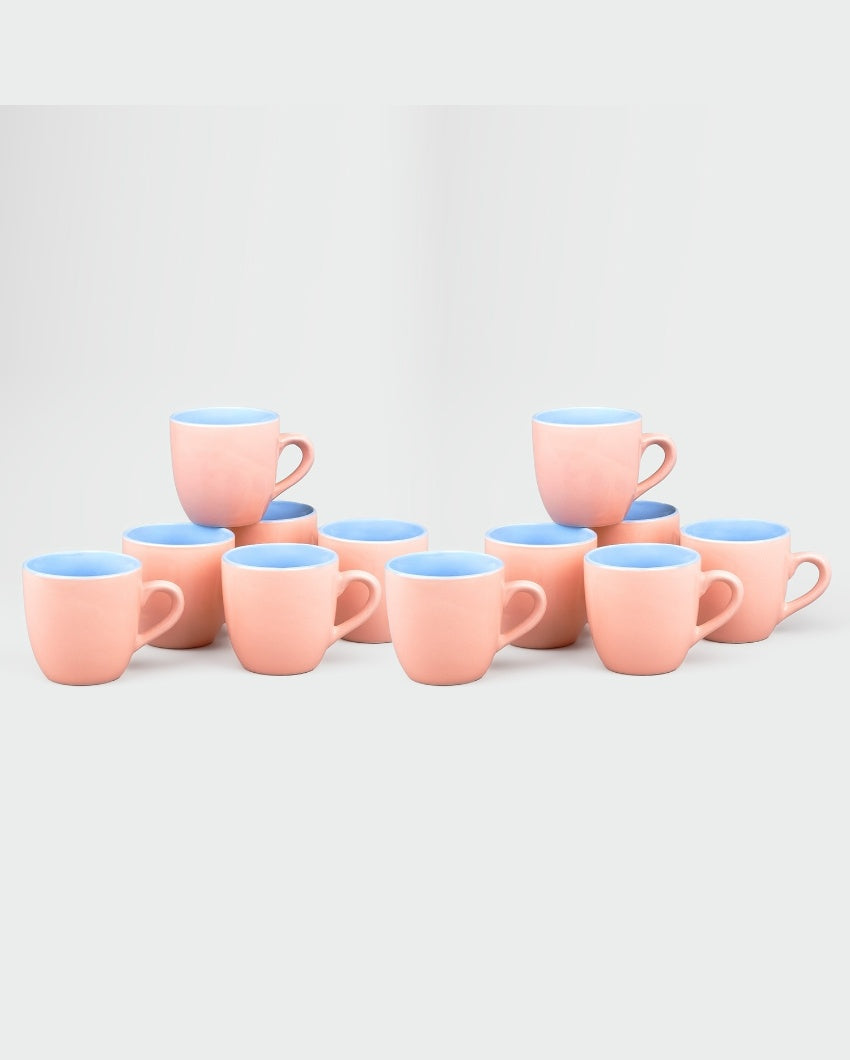 Timeless Beige Ceramic Tea Cups | 3 x 3 inches | 150ml