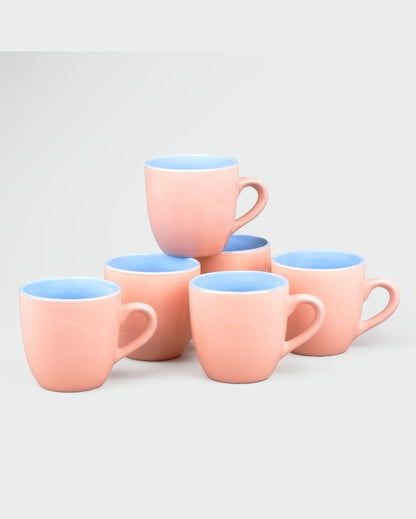 Timeless Beige Ceramic Tea Cups | 3 x 3 inches | 150ml