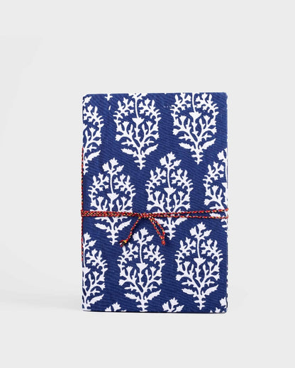 Minimalist Blue & White Paper Gift Handmade Diary