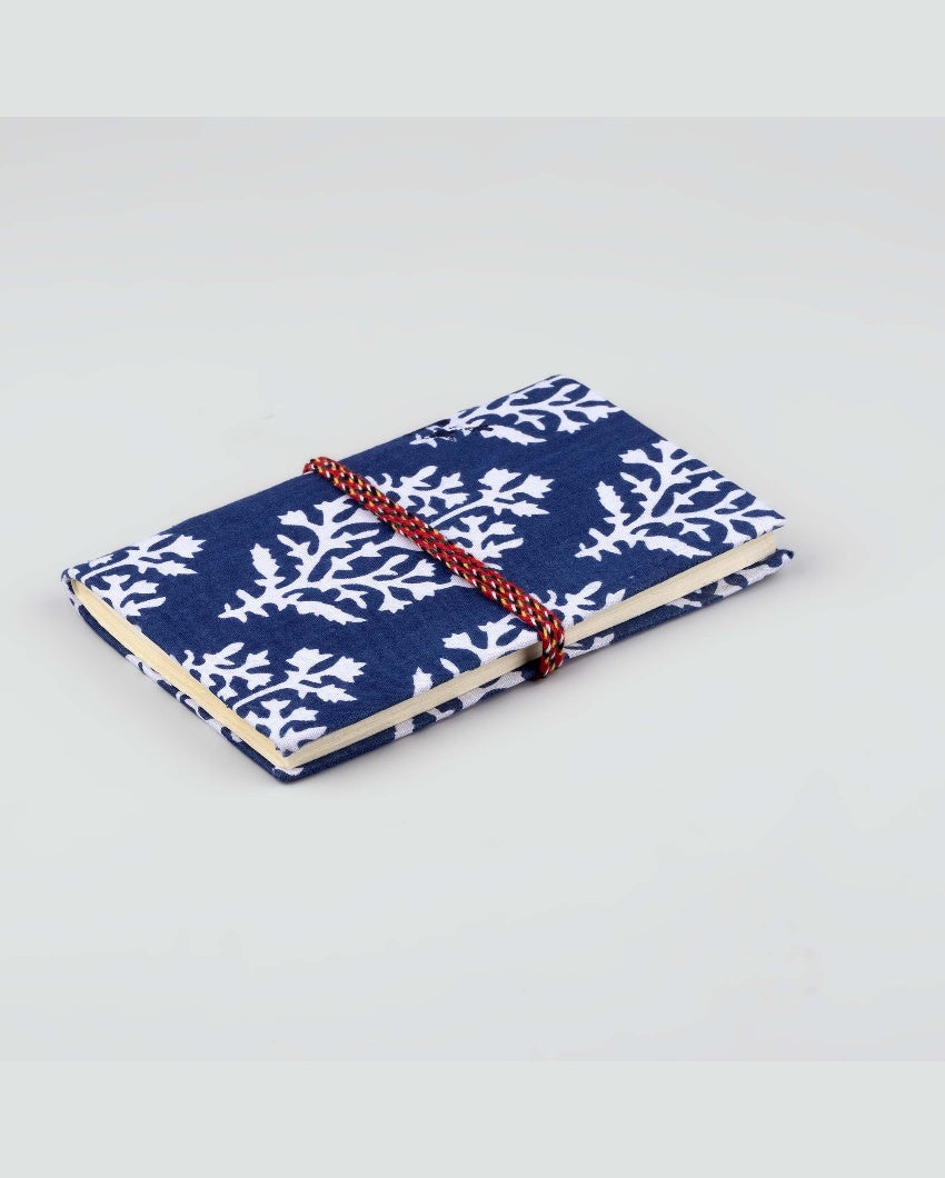 Minimalist Blue & White Paper Gift Handmade Diary