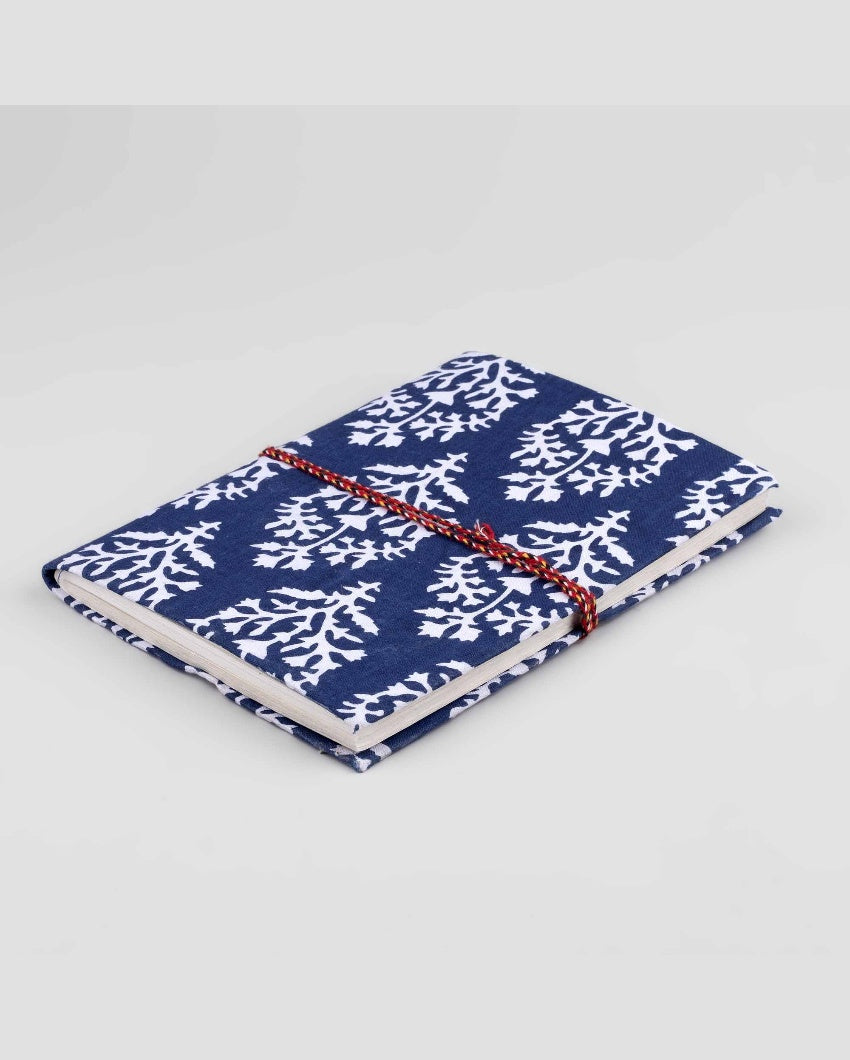 Minimalist Blue & White Paper Gift Handmade Diary