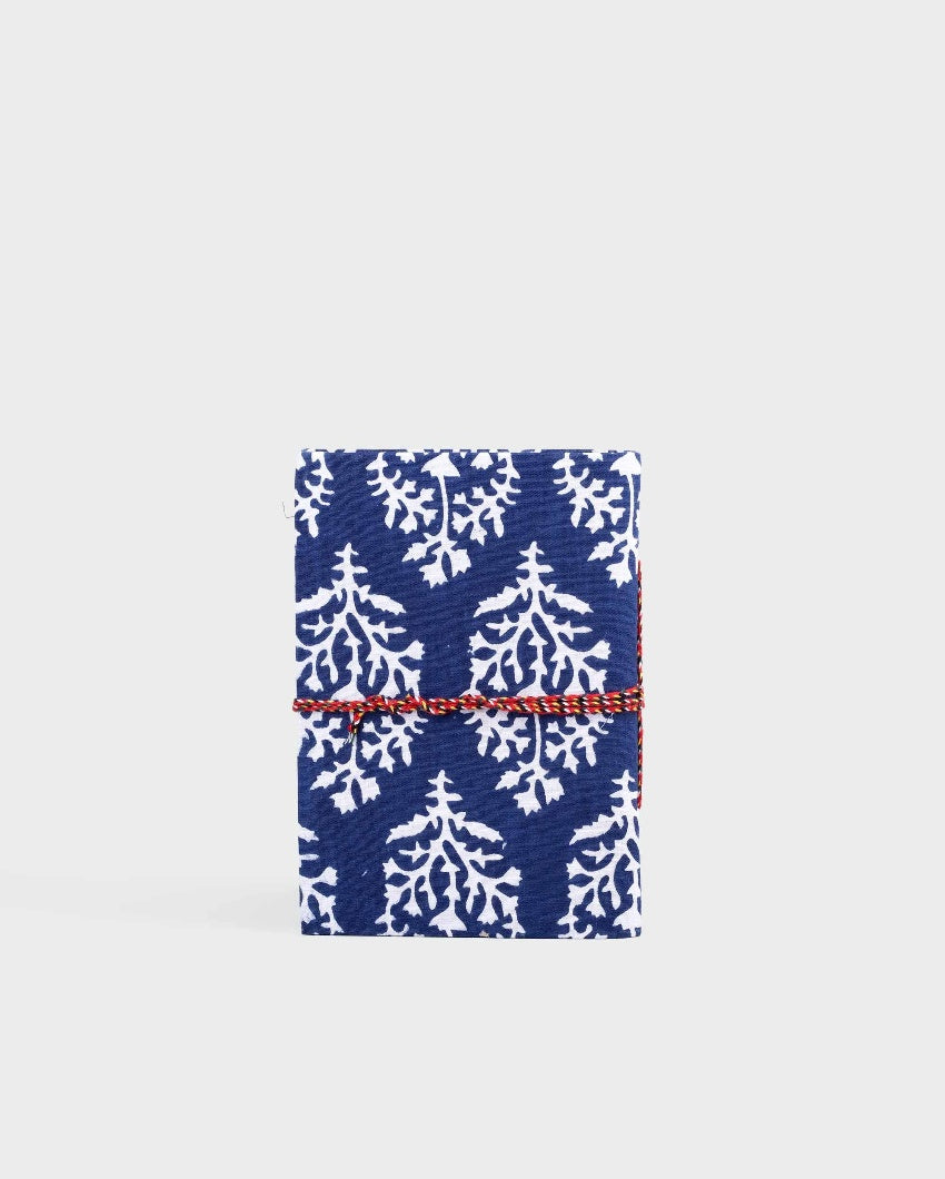 Minimalist Blue & White Paper Gift Handmade Diary