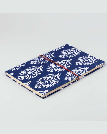 Minimalist Blue & White Paper Gift Handmade Diary