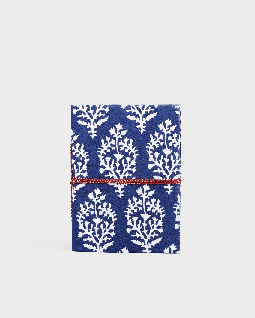 Minimalist Blue & White Paper Gift Handmade Diary