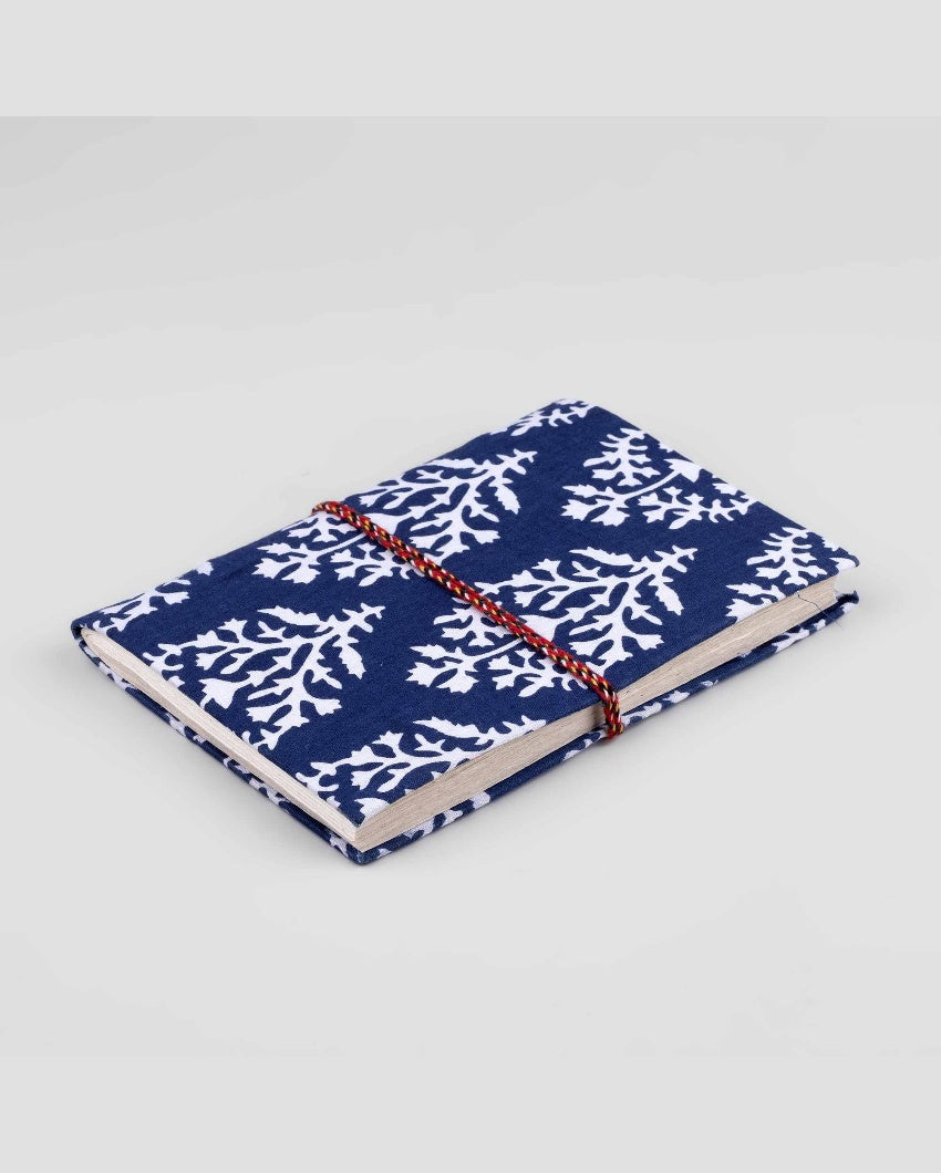 Minimalist Blue & White Paper Gift Handmade Diary