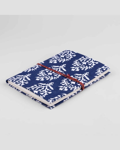 Minimalist Blue & White Paper Gift Handmade Diary