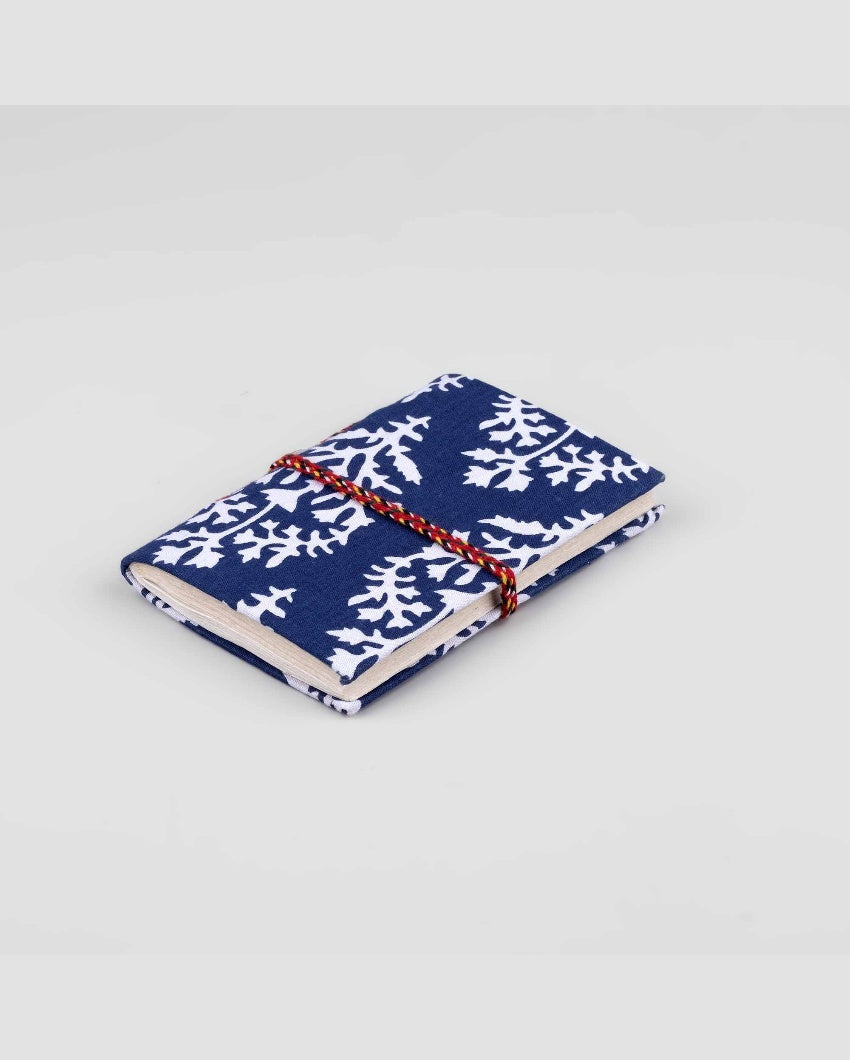 Minimalist Blue & White Paper Gift Handmade Diary