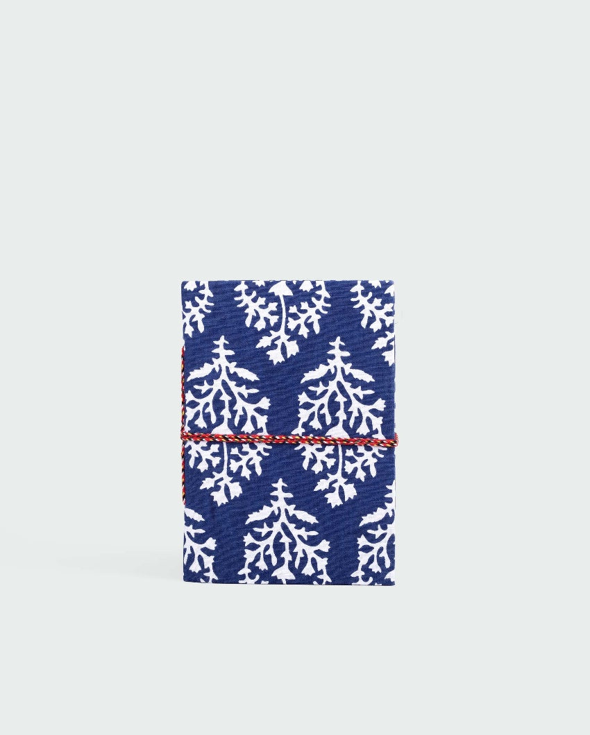 Minimalist Blue & White Paper Gift Handmade Diary