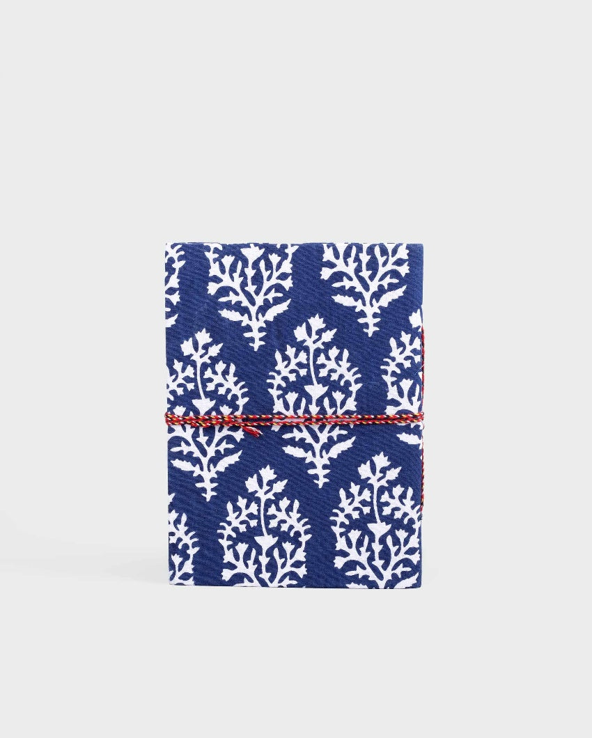 Minimalist Blue & White Paper Gift Handmade Diary