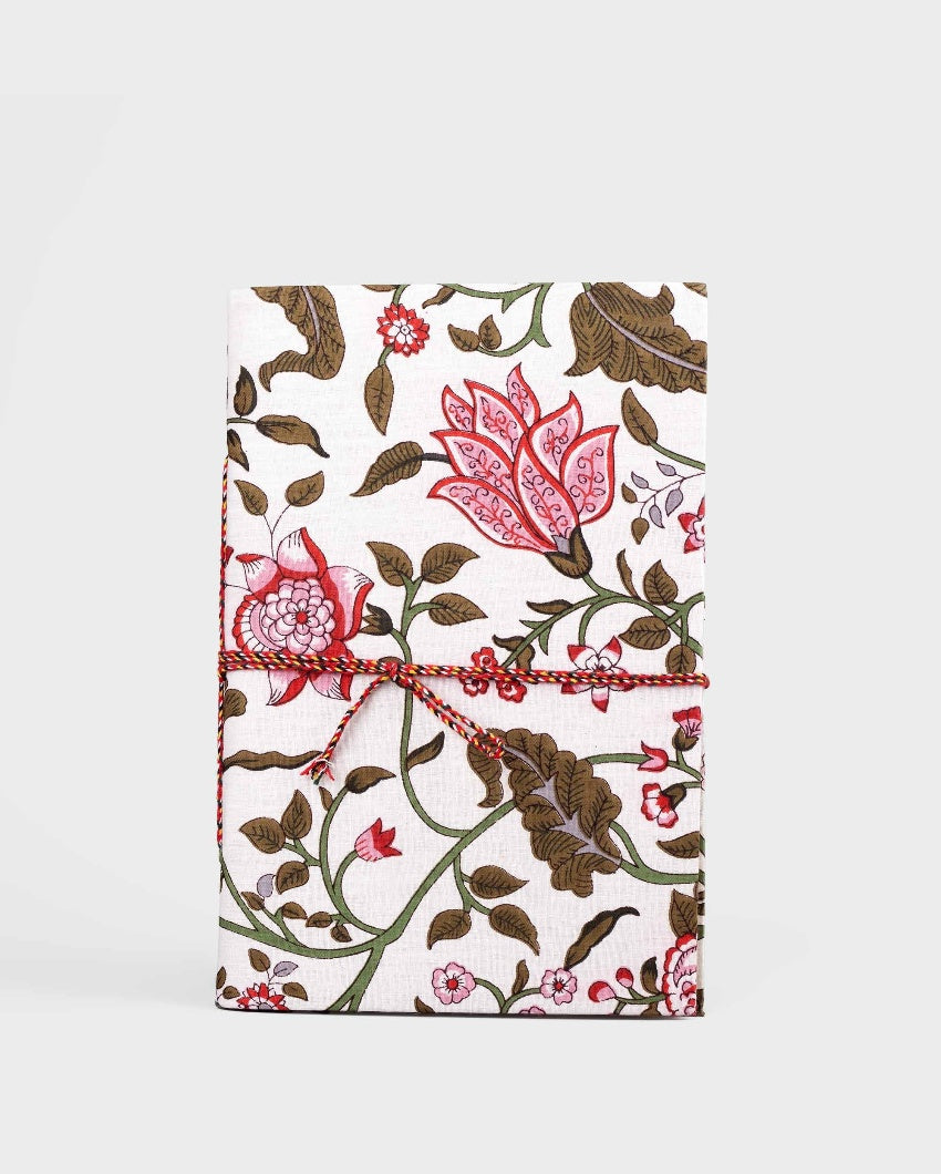 Vintage Pink & Brown Paper Gift Handmade Diary