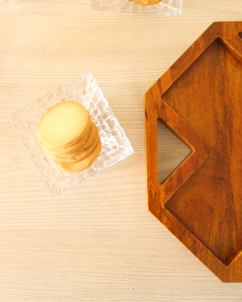 Mango Wood Octagonal Platter 2.0