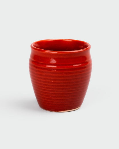 Cozy Kullad Maroon Tea & Coffee Cups | 3 x 3 inches | 200ml