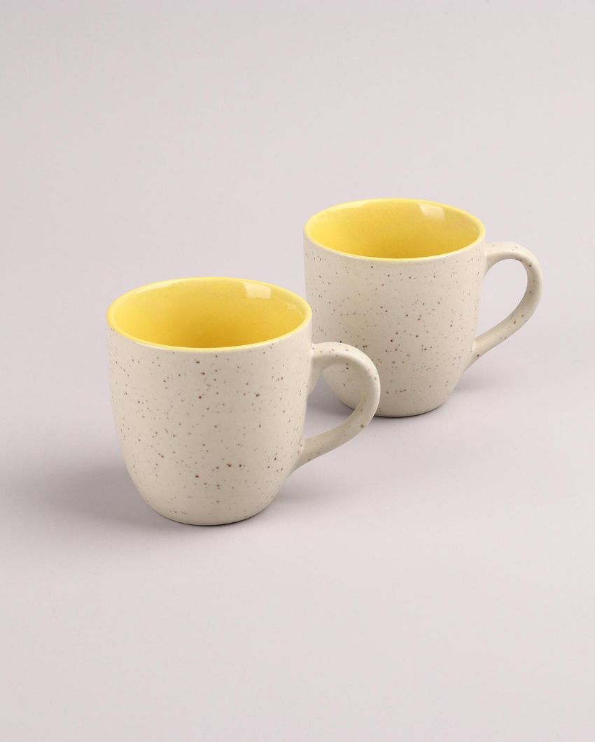 Sleek White Tea & Coffee Cups | 3 x 3 inches | 200ml