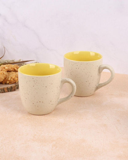 Sleek White Tea & Coffee Cups | 3 x 3 inches | 200ml