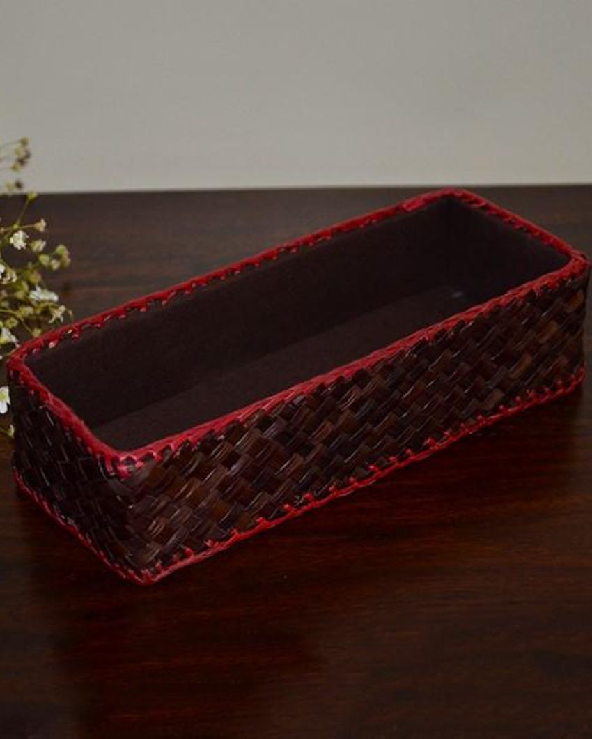 Classy Screw Pine Utility Basket | 8 x 3 x 2 inches