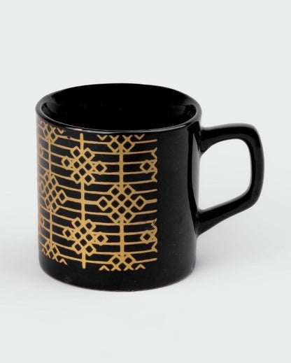 Opulent Golden Pattern Tea & Coffee Cups | 3 x 3 inches | 150ml