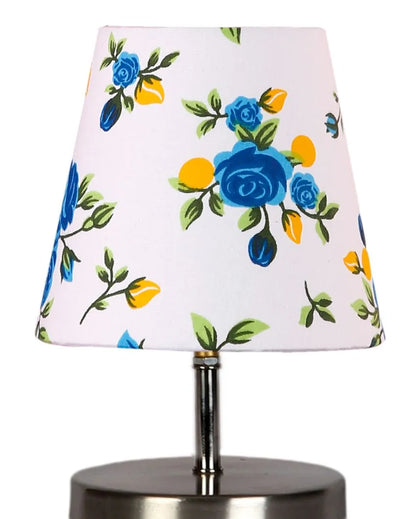 Colorful Cotton Round Metal & Steel Table Lamp